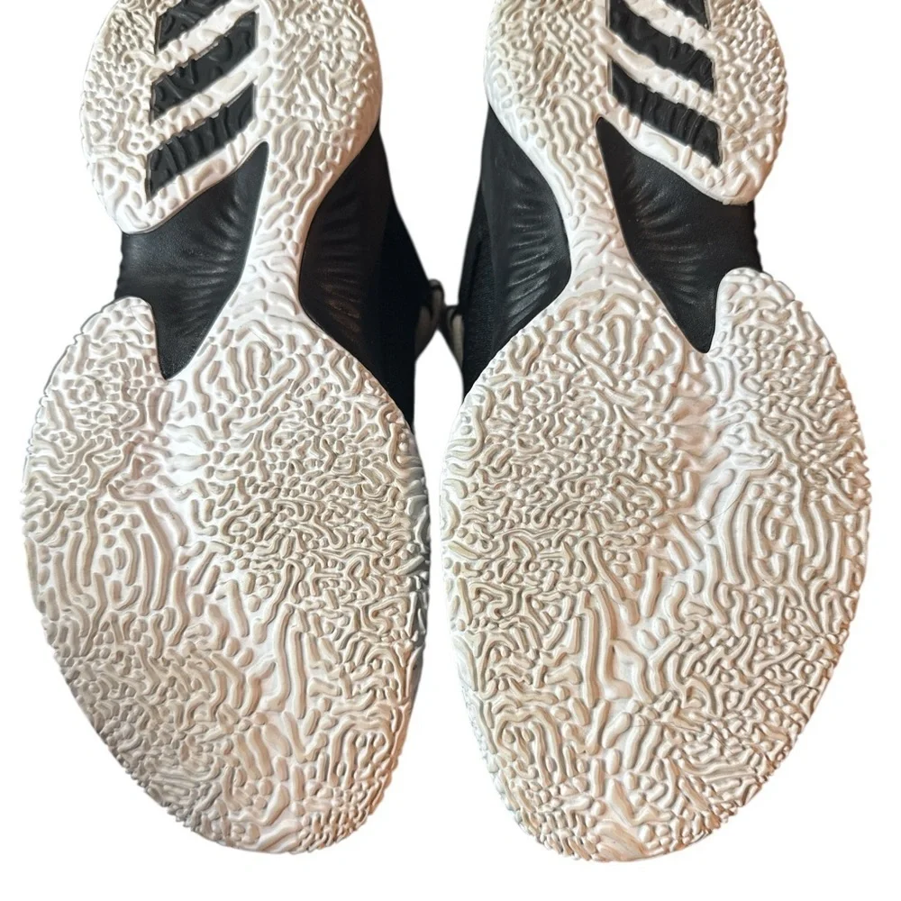 Adidas Black and White Athletic Shoes